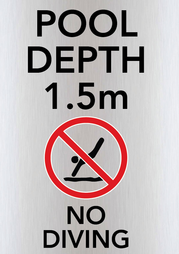 Pool Depth Signs